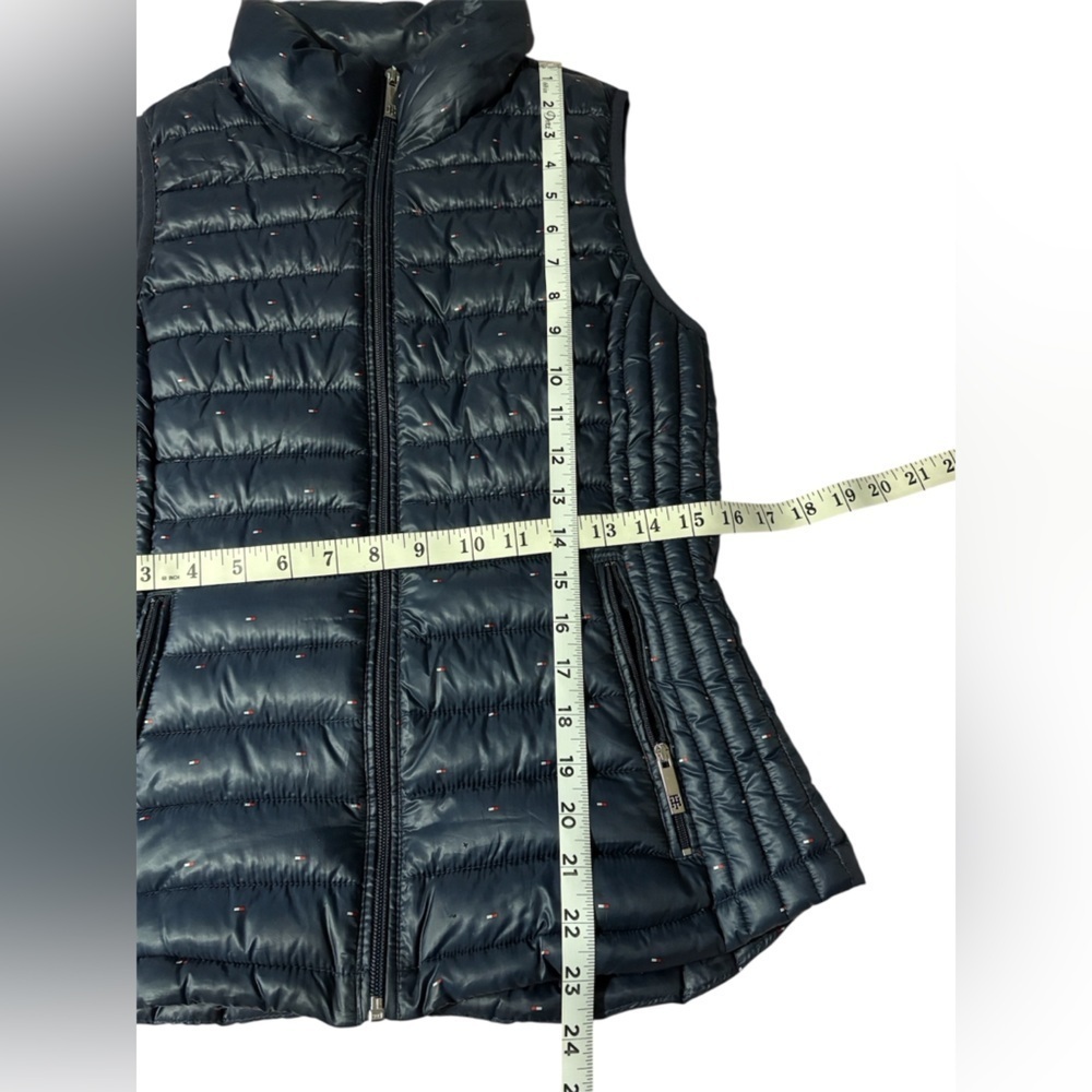 Tommy Dark Blue Quilted Puffer Vest - Picture 5 of 5